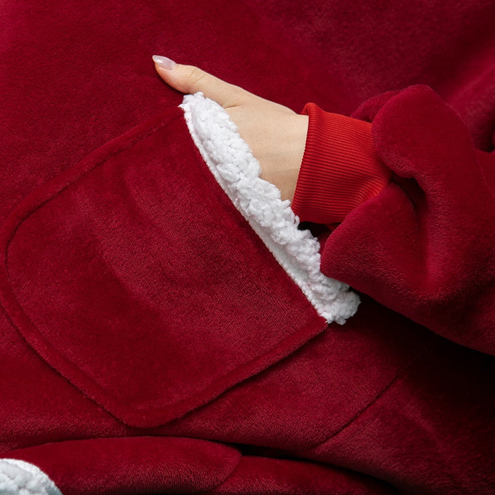 Zachte fleece hoodiedeken, voor een ongeëvenaarde warmte-ervaring.