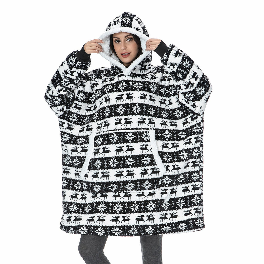 De ultieme knusse hoodiedeken, ideaal als cadeau voor winterse dagen.