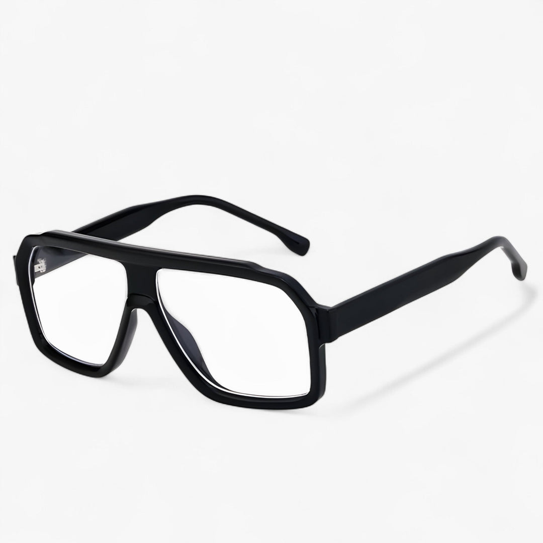 Stijlvolle oversized punk zonnebril 'Vortex' met winddichte eigenschappen voor heren. UV400.