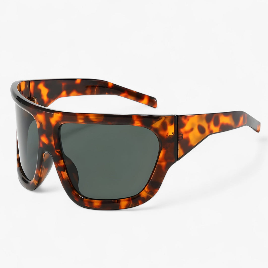 Oversized steampunk zonnebril, perfect voor festivals, urban stijl en dagelijks gebruik.