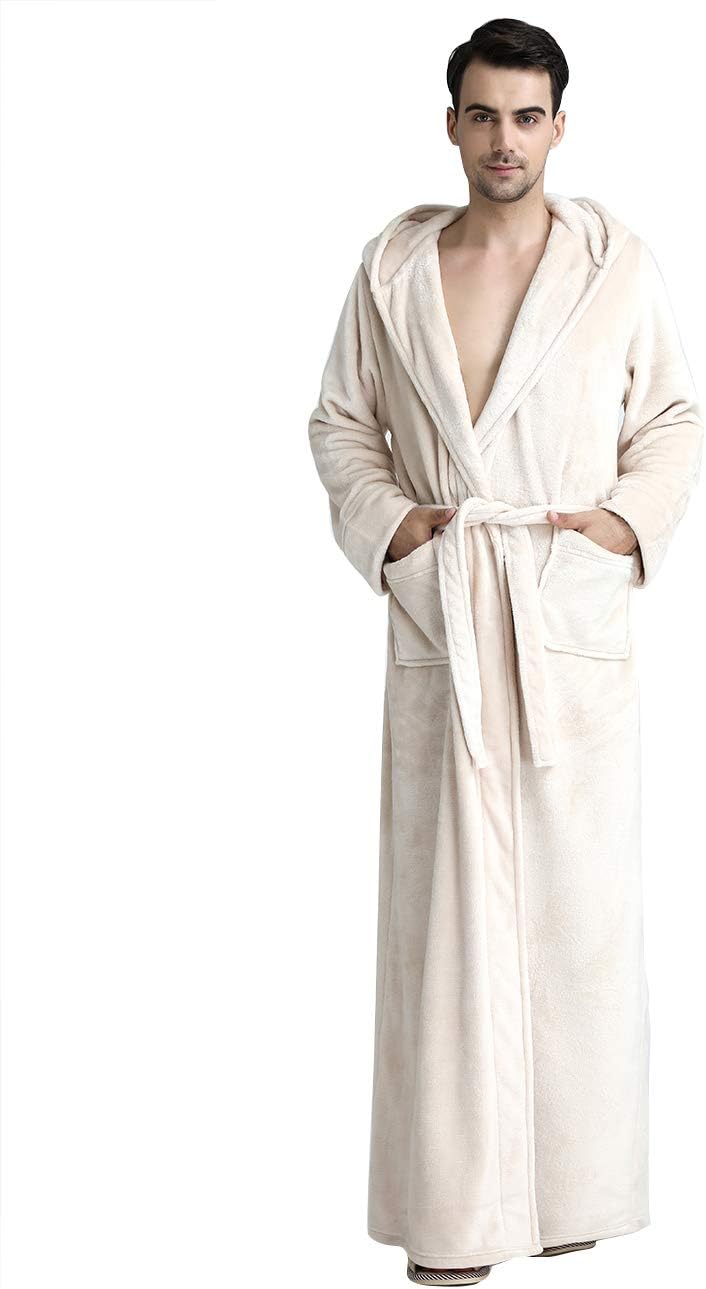 Perfecte cadeau: een warme unisex fleece badjas met capuchon van CozyFluff.
