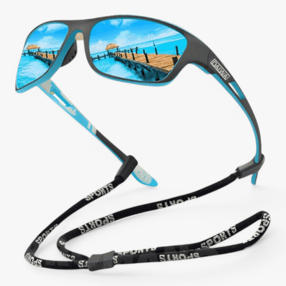 Professionele PolarSport PRO+ sportzonnebril voor hardlopen, fietsen en wandelen; biedt UV-bescherming en comfort.