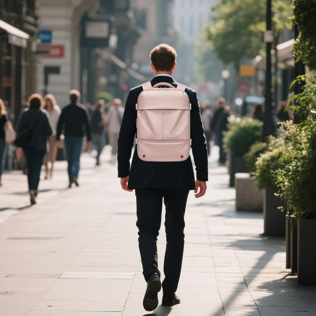 Veelzijdige waterdichte rugzak, uitbreidbaar en unisex, ideaal voor elk type reis.
