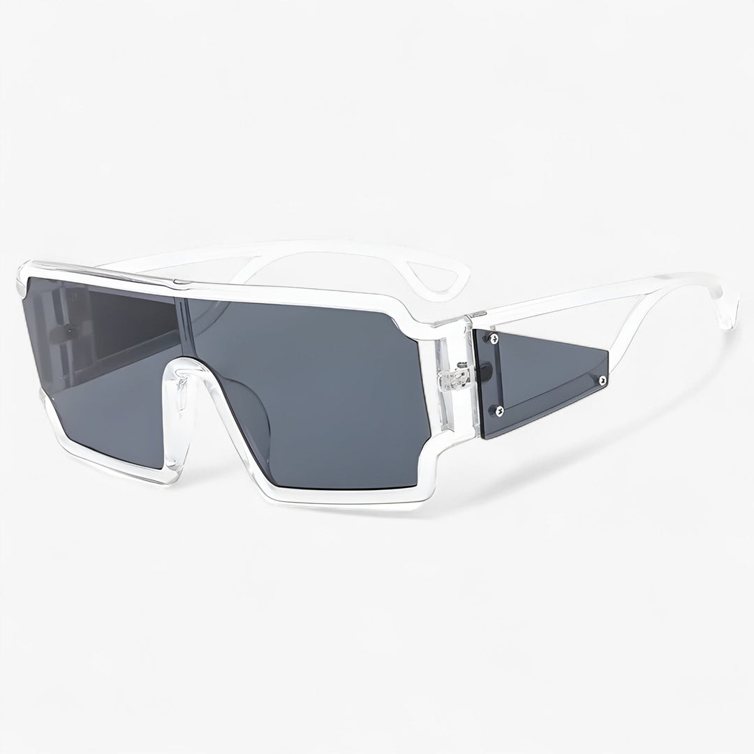 Unisex retro zonnebril Solenne met UV400 bescherming, klassiek stijlvol design voor dames en heren, perfect voor de zomer.
