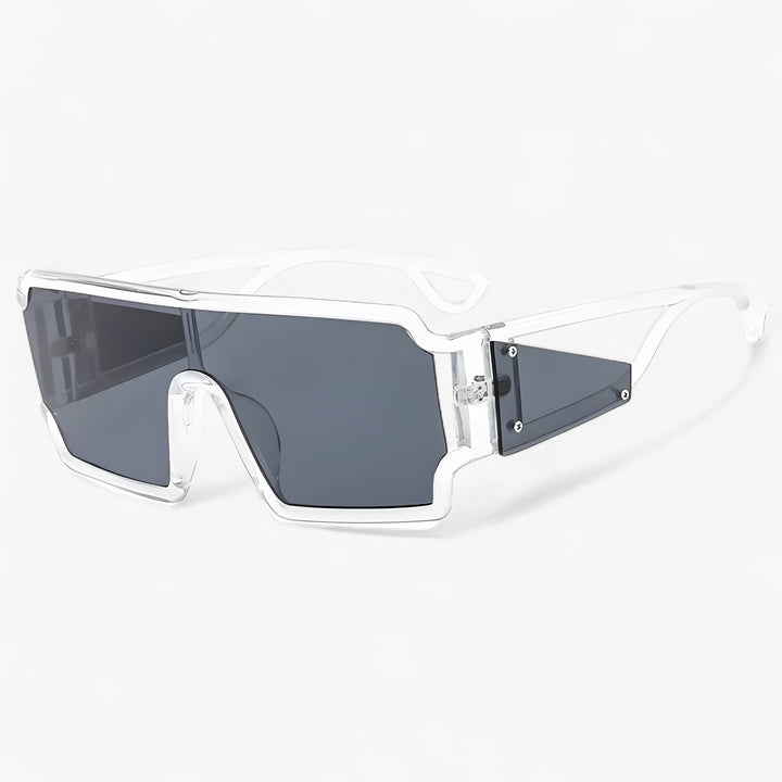 Unisex retro zonnebril Solenne met UV400 bescherming, klassiek stijlvol design voor dames en heren, perfect voor de zomer.