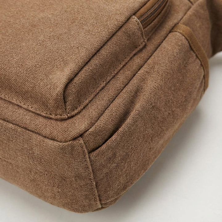 Veilige unisex messenger tas, RFID blokkerend, van robuust SecureCanvas, perfect voor laptop en documenten.