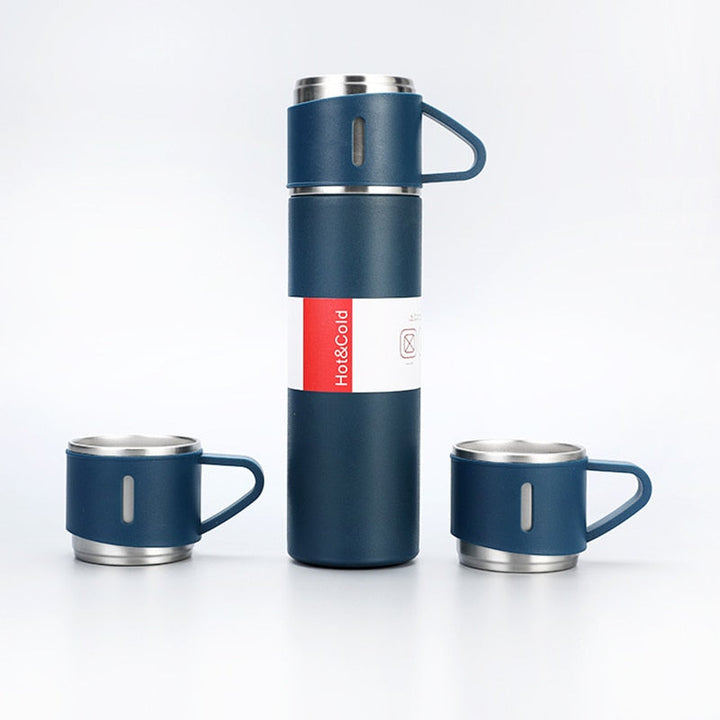 Mobiele roestvrije thermoskan, jouw reisgenoot voor warme of koude dranken.