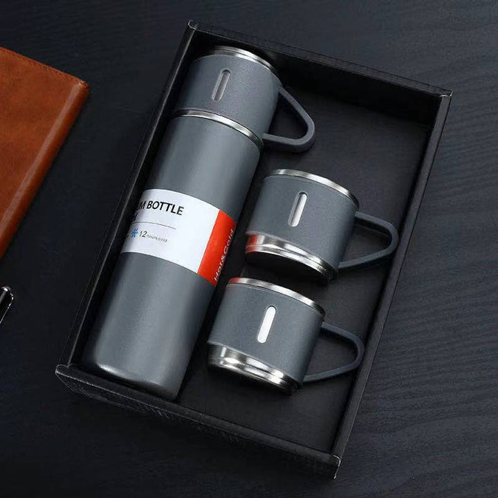 Roestvrije isolatie thermoskan, houdt drank warm of koud op al je avonturen.
