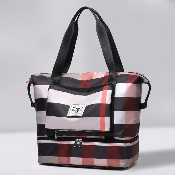 Stijlvolle unisex weekendtas van Bagloria, ruime reistas met apart bodemvak voor optimale organisatie.