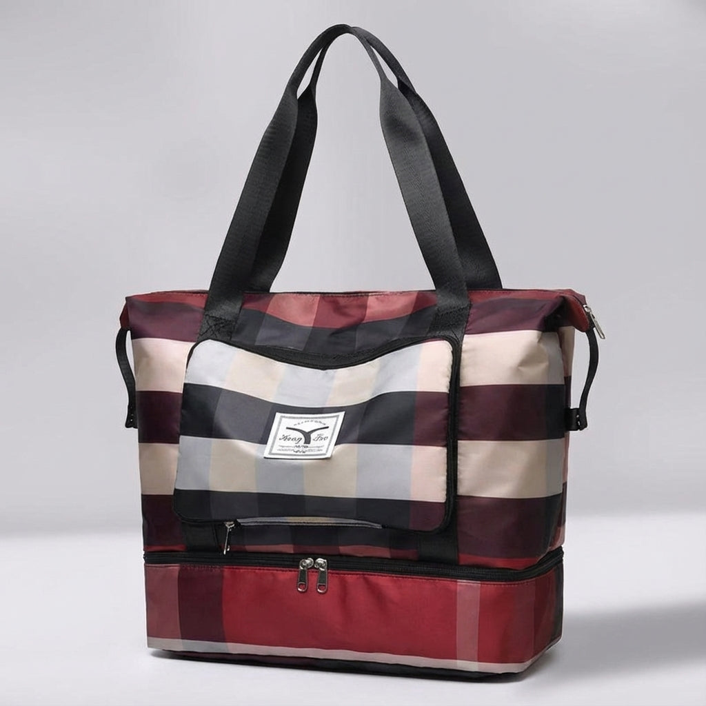 Bagloria ruime weekendtas, duffelbag met groot hoofdvak en handig bodemvak voor al je reisbagage.