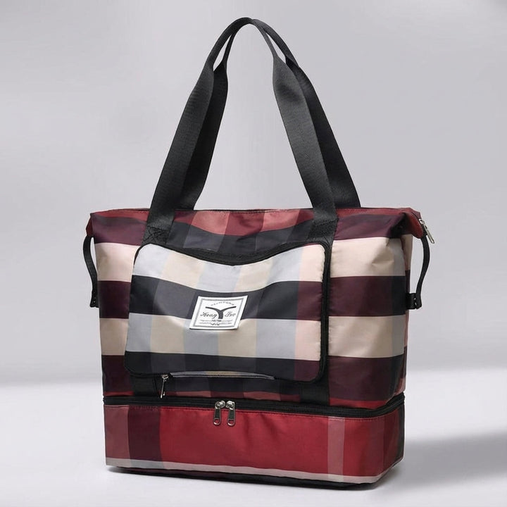 Bagloria ruime weekendtas, duffelbag met groot hoofdvak en handig bodemvak voor al je reisbagage.