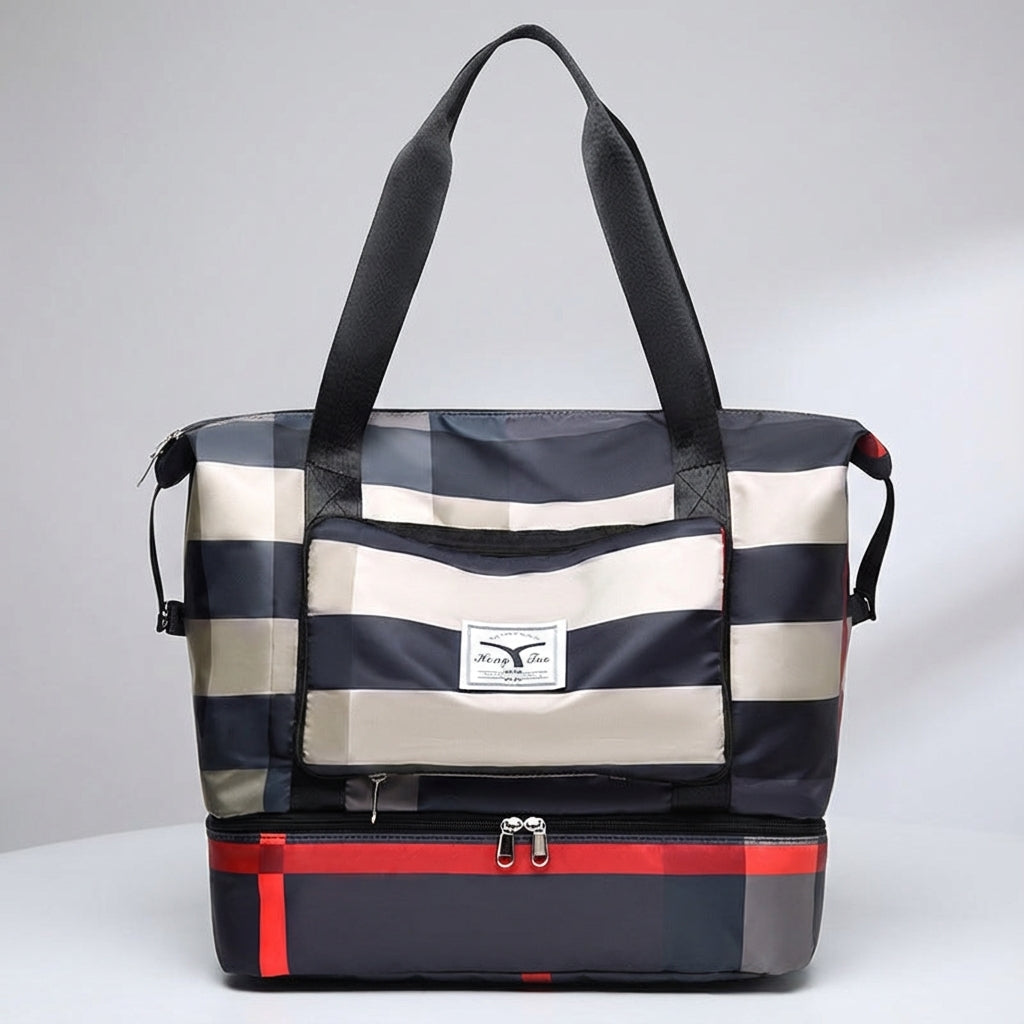Unisex Bagloria reistas, veelzijdige weekendtas met bodemvak, perfect voor korte trips en de sportschool.