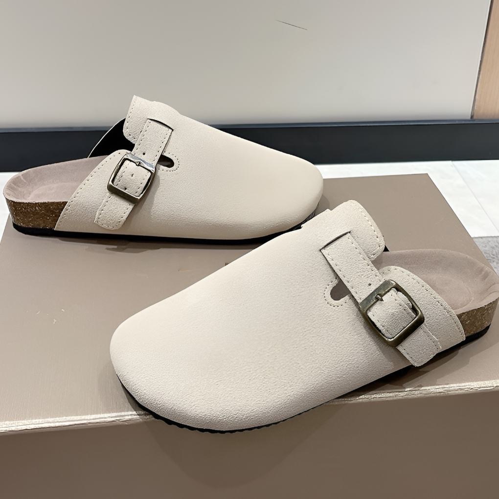 Casual unisex slip-on sandalen. Stijlvolle open schoenen, ideaal voor strand en zomerse dagen.