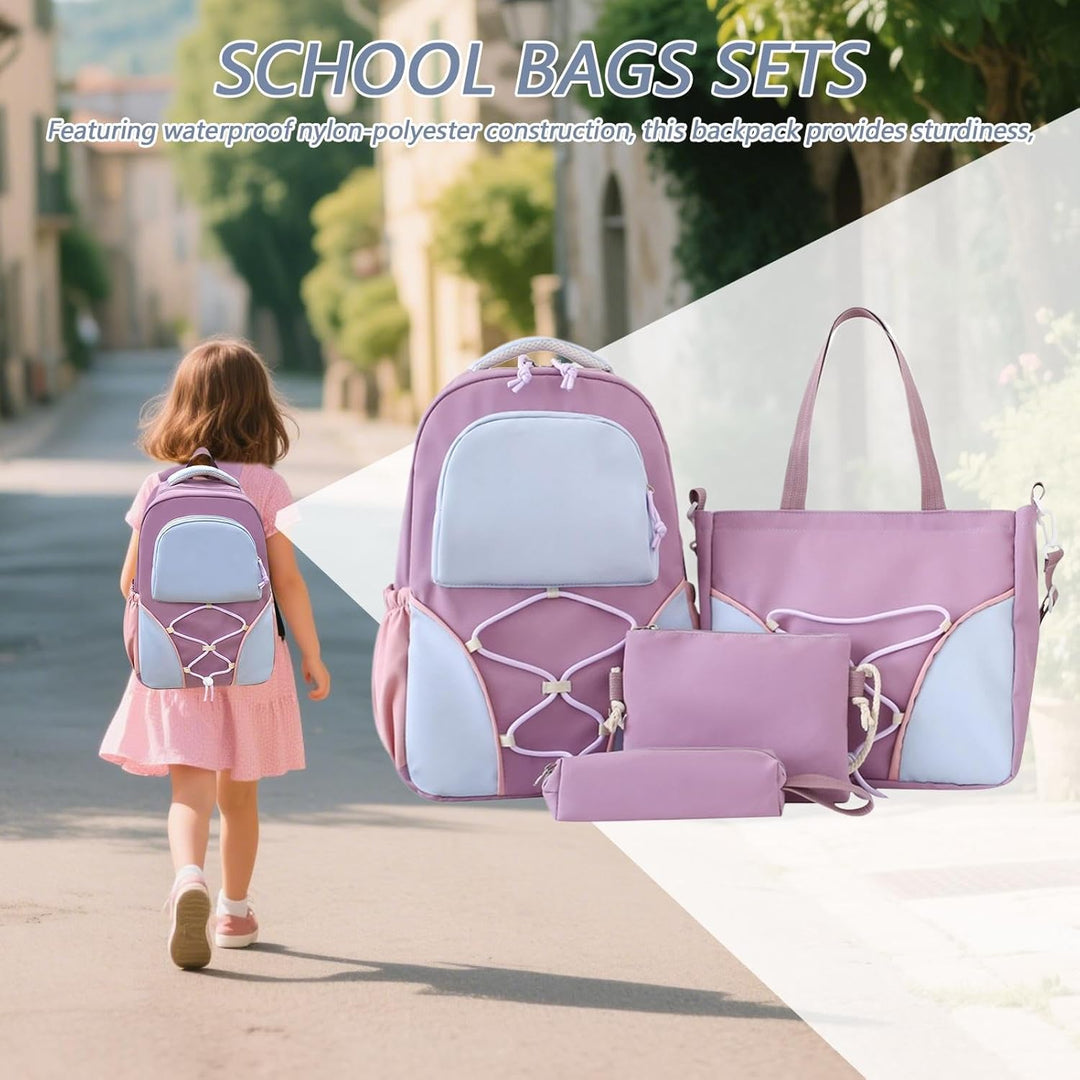 Binnenzijde van de kleine Nivora tas uit de schooltas set, ideaal voor telefoon of sleutels.