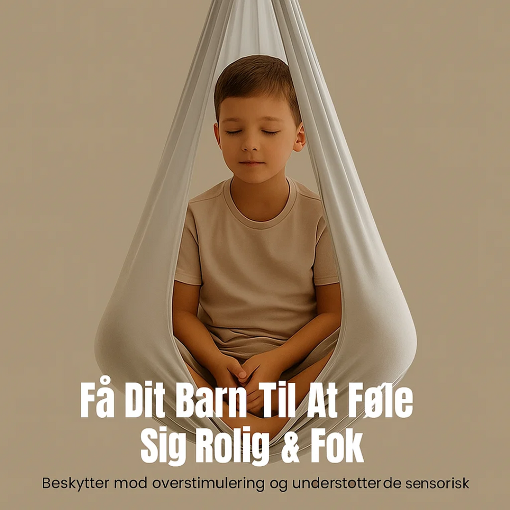 Comfortabele therapie hangmat; autisme hulpmiddel voor diepe druk & kalmerende sensorische input.