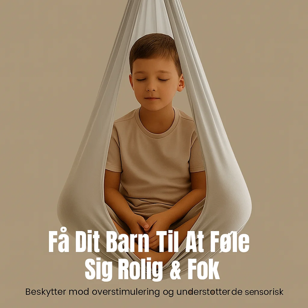Comfortabele therapie hangmat; autisme hulpmiddel voor diepe druk & kalmerende sensorische input.