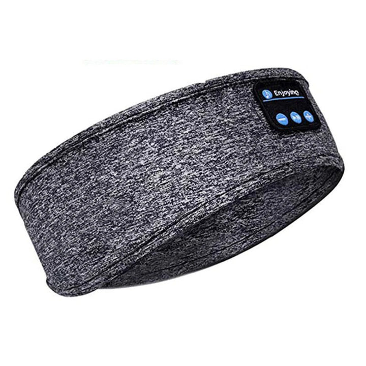 Unisex slaapmasker hoofdband met geïntegreerde draadloze Bluetooth koptelefoon voor ontspannen slaap en muziek.