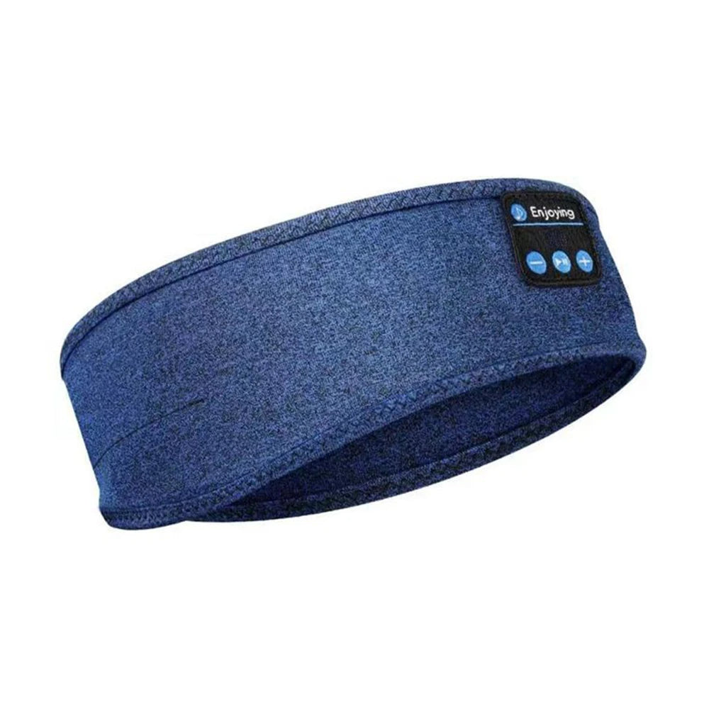 Comfortabel unisex slaapmasker met zachte hoofdband en Bluetooth audio, ideaal voor reizen en diepe ontspanning.
