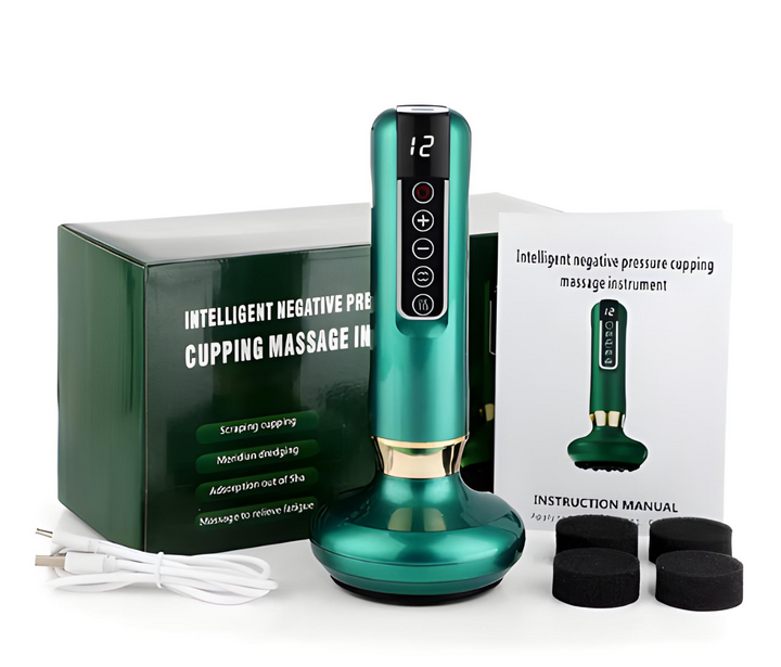 Verstevigende thuisbehandeling met SlimCupp, het unisex cupping apparaat voor een egale huid.