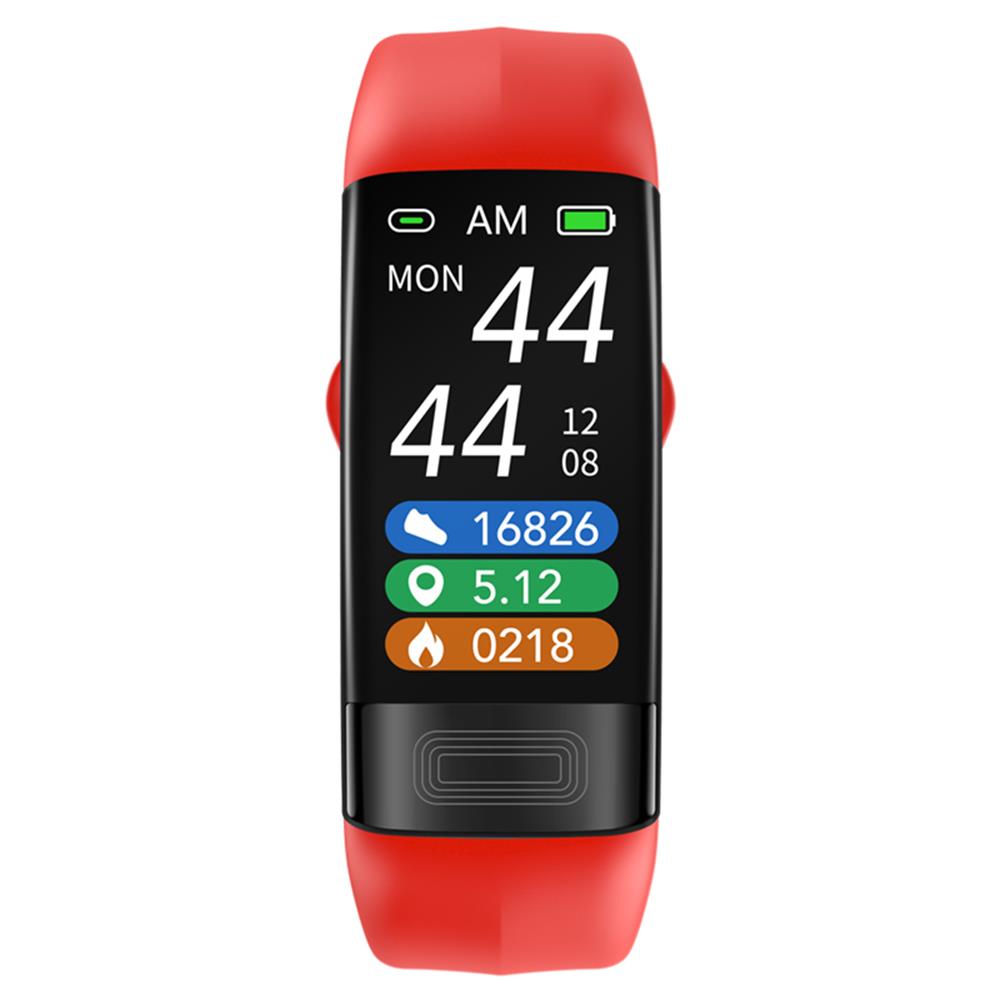 Comfortabele siliconen unisex smartwatch. Volg activiteit, hartslag en slaap. Perfect voor dagelijkse fitness.