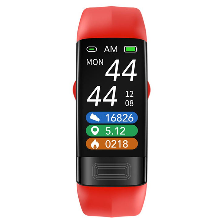 Comfortabele siliconen unisex smartwatch. Volg activiteit, hartslag en slaap. Perfect voor dagelijkse fitness.