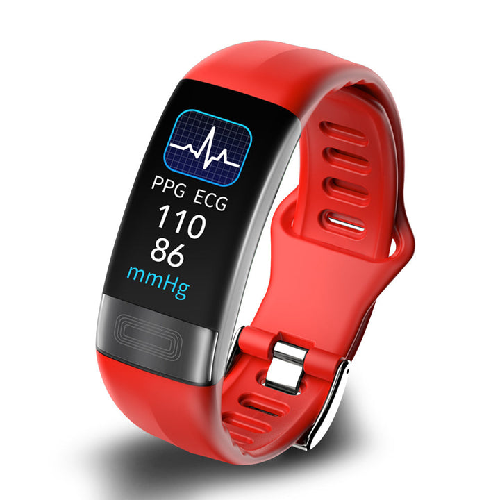 Moderne unisex wearable fitness tracker met helder display. Monitor hartslag, slaap en bloeddruk voor een actieve levensstijl.