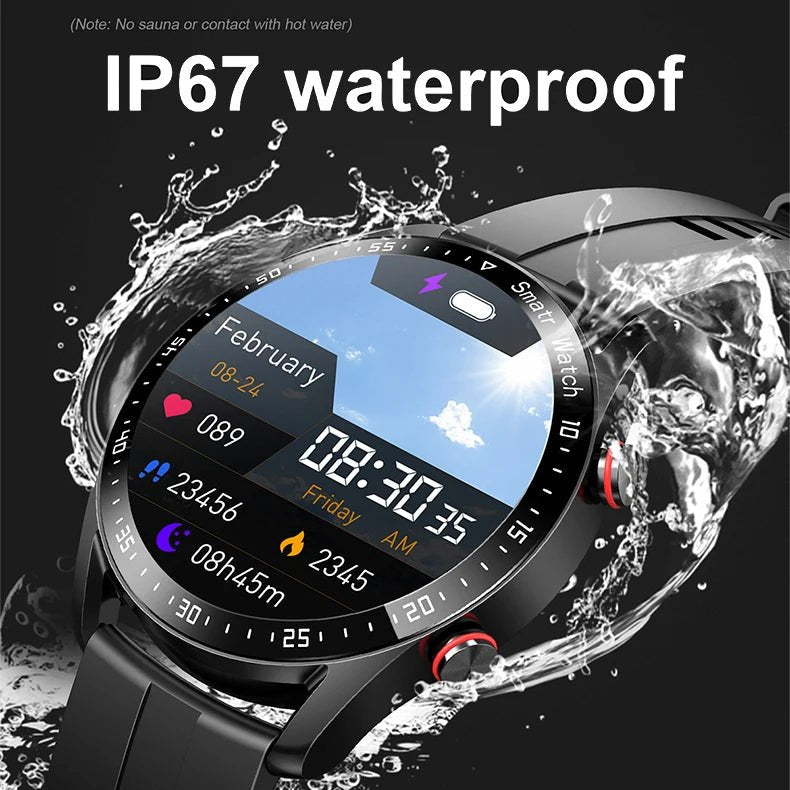 Slimme slaapmonitor functie op de unisex smartwatch analyseert slaappatronen voor verbeterde nachtrust.