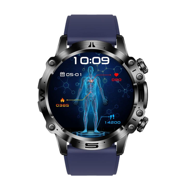 Gezondheids-smartwatch: nauwkeurige hartslag, bloeddruk en SpO2. Ideale activity tracker.