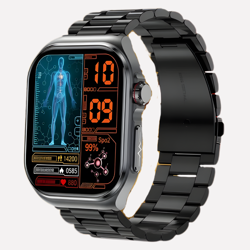 Multifunctionele unisex activity tracker met Bluetooth en smart horloge functies, ideaal voor sport en actieve levensstijl.