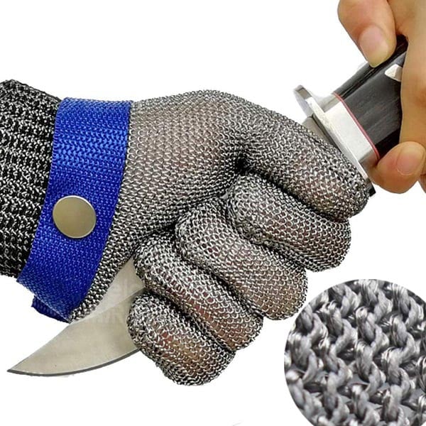 Unisex snijbestendige handschoen voor optimale handbescherming in keuken, werkplaats of tuin.