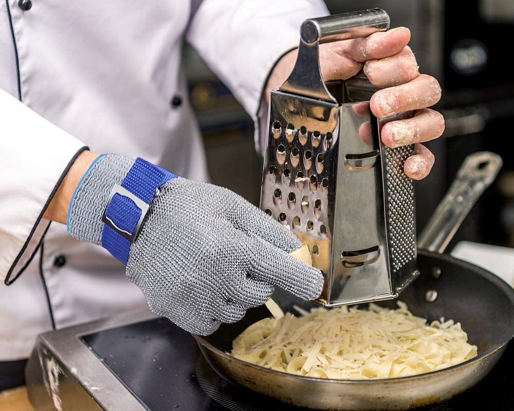 Hoogwaardige snijbestendige handschoen, duurzame bescherming voor koken, klussen en professioneel gebruik.