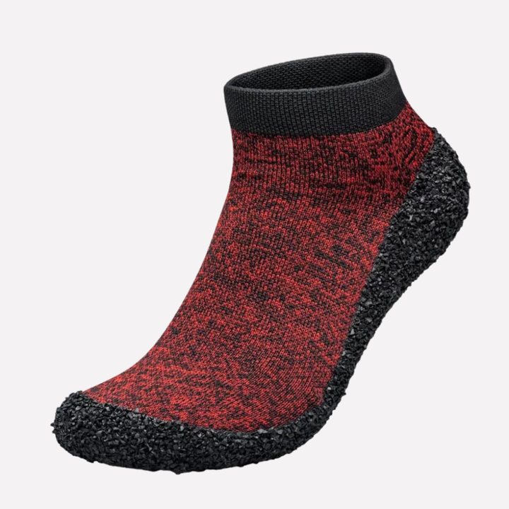 Zachte, flexibele unisex sokschoenen die aanvoelen als sokken, ideaal voor comfortabel dagelijks lopen.