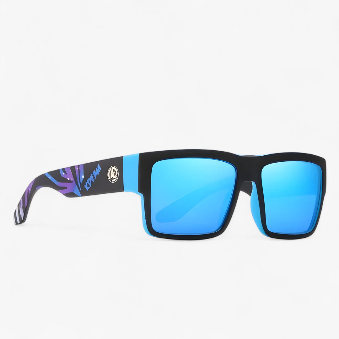 Stratos UV400 sportzonnebril, winddicht design beschermt tegen weer en wind. Ideaal voor intensieve buitensporten.