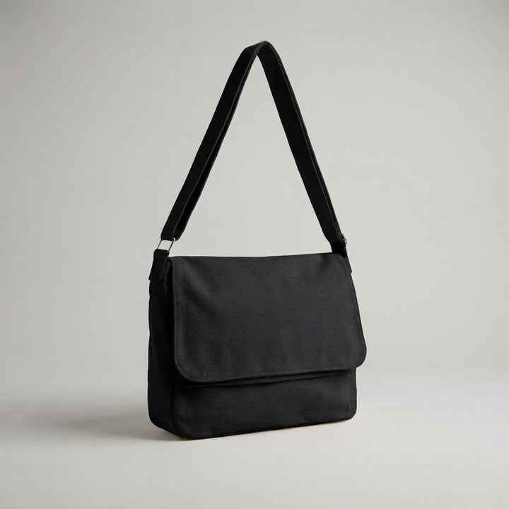 Duurzame en ruime canvas schoudertas voor dagelijks gebruik, unisex en praktisch, met de kwaliteit van CanvasVault.
