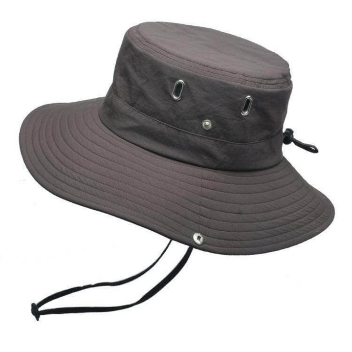 Stormtrail buckethat: unisex, ademend, waterafstotend, UV-bescherming; voor kamperen, vissen of reizen.