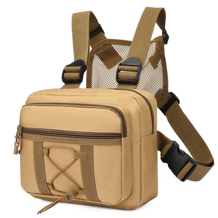 Compacte en robuuste unisex borsttas, ontworpen voor comfort en efficiëntie tijdens outdoor activiteiten.