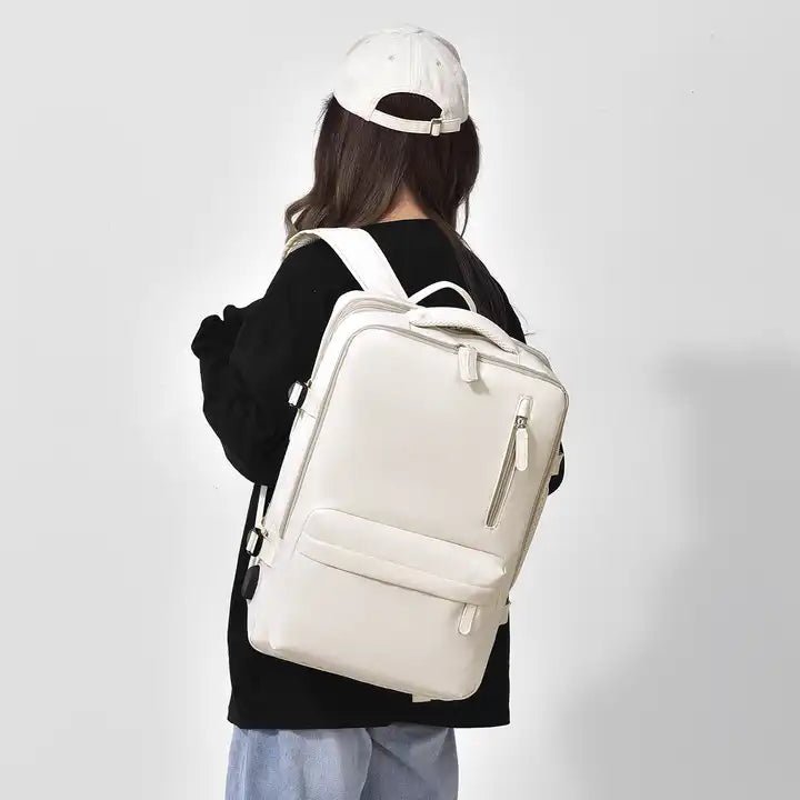 Veelzijdige unisex rugzak, geschikt als schooltas, werktas of outdoor backpack; veilig en praktisch.