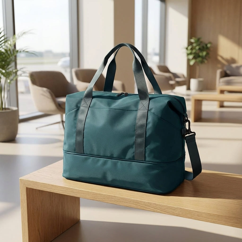 Unisex TravelNest reistas, uitbreidbaar en waterdicht. Ideaal voor reizen en sport.