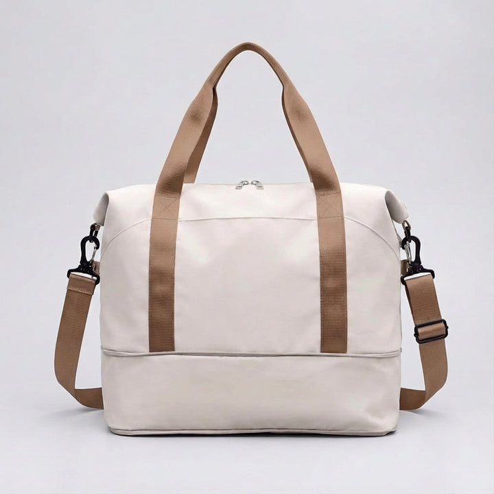 Unisex TravelNest reistas met handige vakken. Waterdicht, uitbreidbaar en robuust polyester.