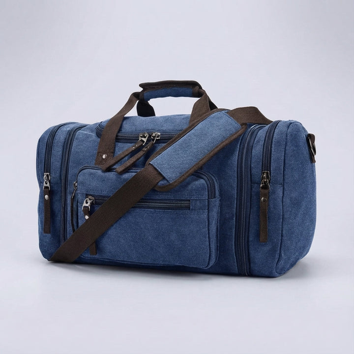 WeekenderPro: unisex uitbreidbare canvas reistas, duffelbag of sporttas voor flexibele reisbagage.