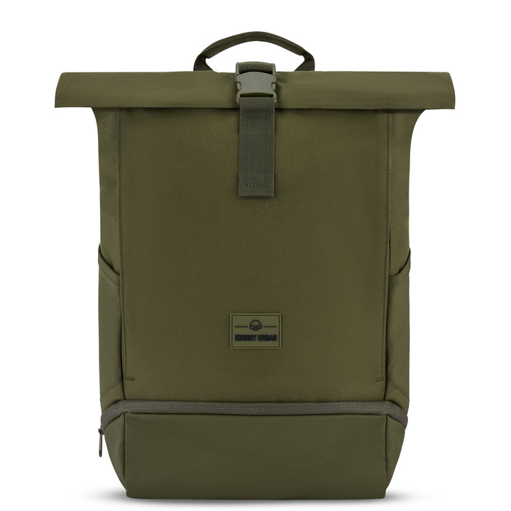 De UrbanFlow rolltop rugzak: innovatief, ruim en perfect voor school, werk of sport.