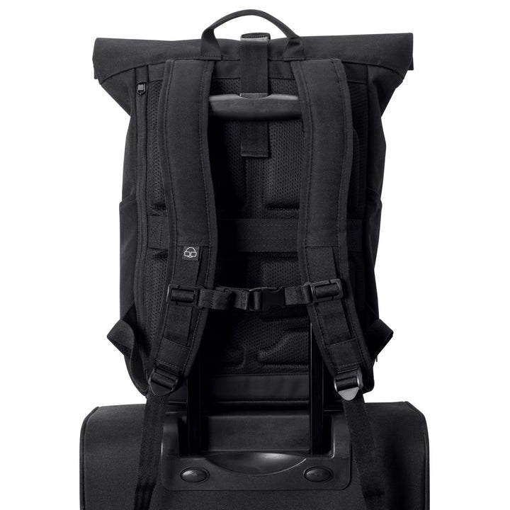 Compacte, ruime UrbanFlow rolltop rugzak, stijlvol en praktisch voor elke dag.