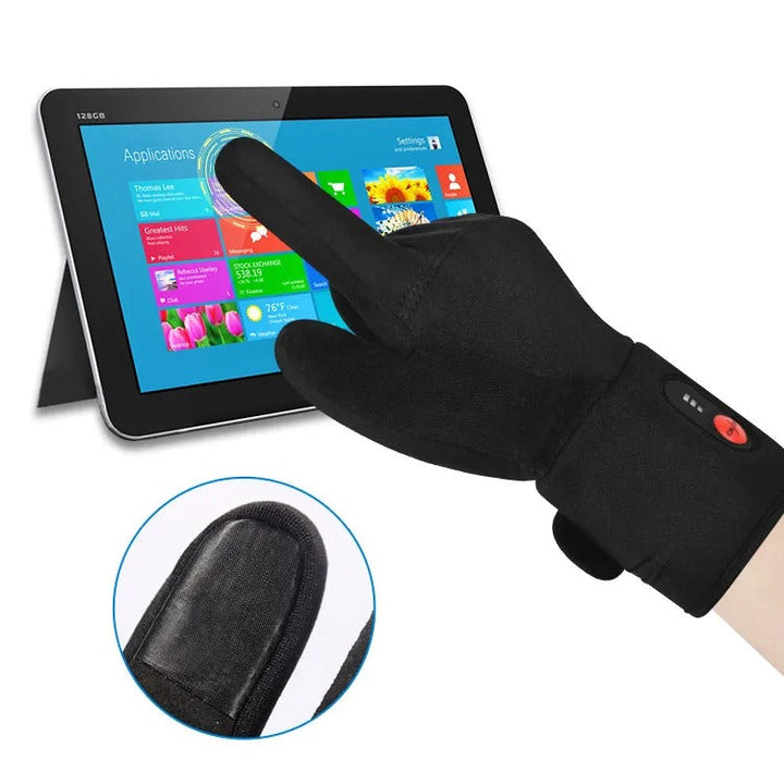 Ademende, lichtgewicht verwarmde handschoenen. Bieden constante warmte en bescherming tegen kou voor mannen en vrouwen.