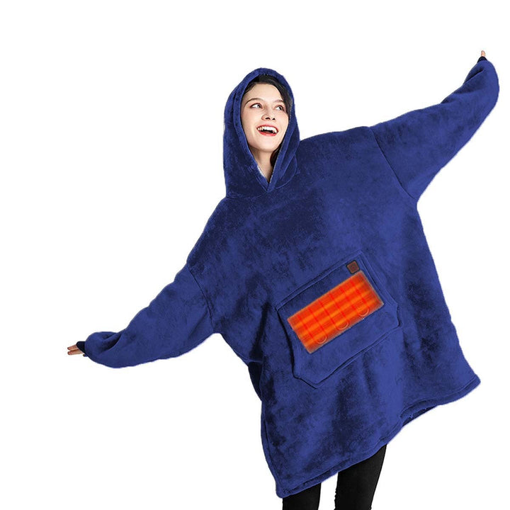 De ultieme comfortabele thermo hoodie. Deze unisex oversize trui biedt behaaglijke warmte als draagbare deken.
