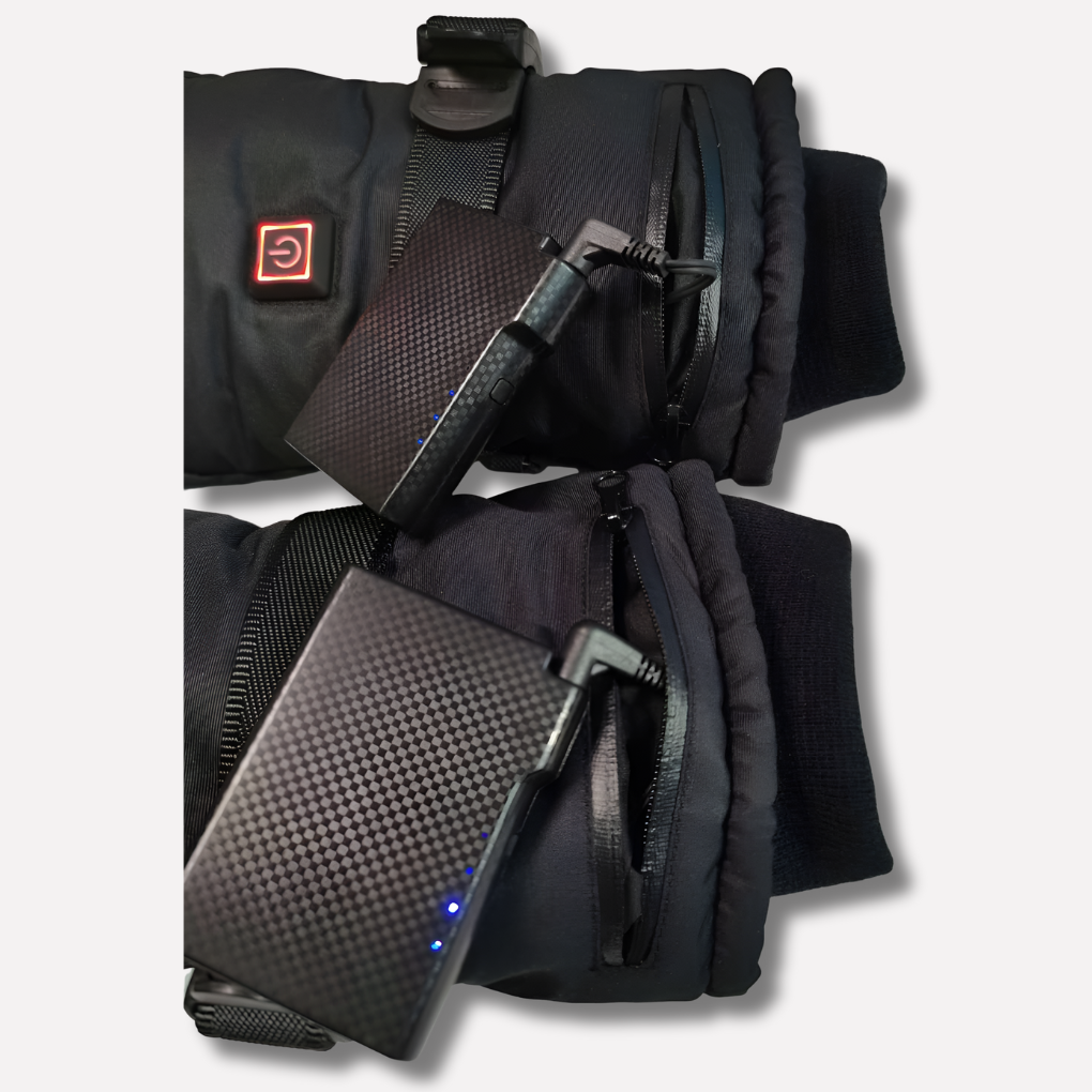 Unisex verwarmde ski handschoenen, ideaal voor wintersport en bescherming tegen extreme kou tot -28°C.