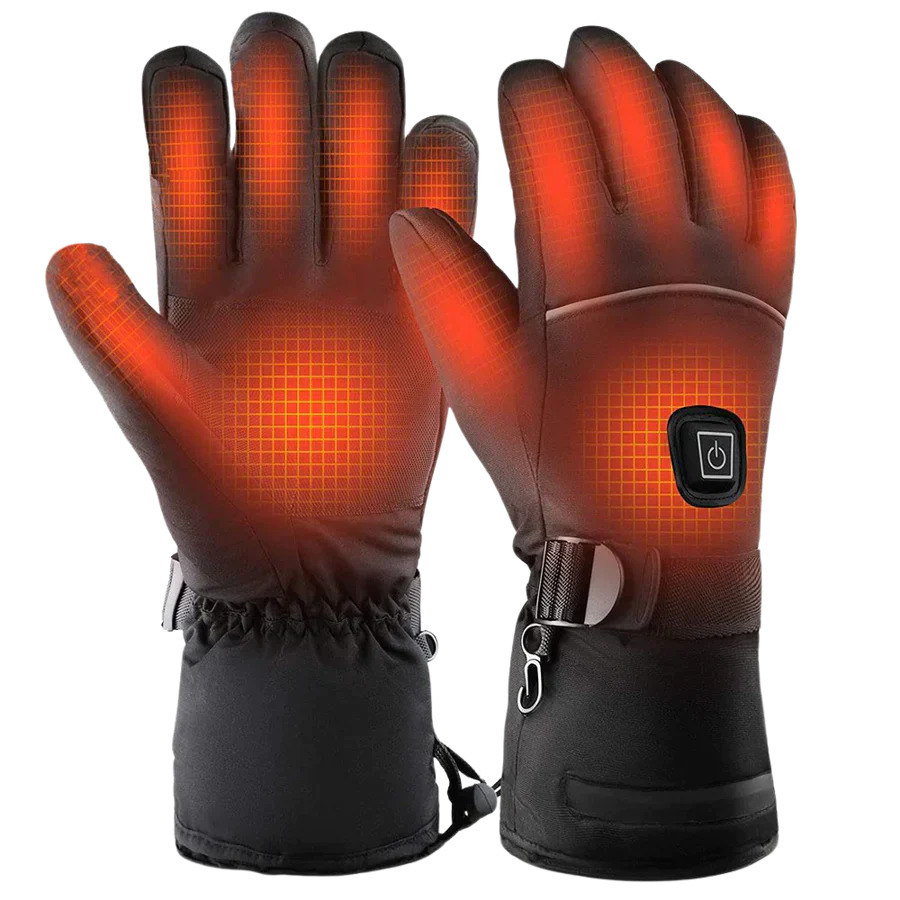 Elektrische thermische winterhandschoenen voor mannen en vrouwen, waterbestendig en warm tot -28°C.