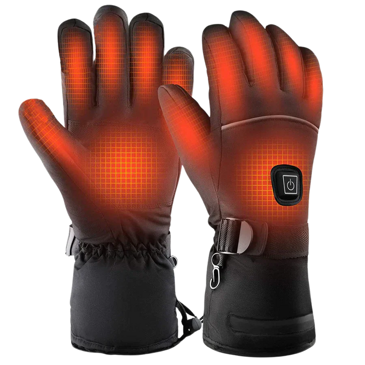 Elektrische thermische winterhandschoenen voor mannen en vrouwen, waterbestendig en warm tot -28°C.