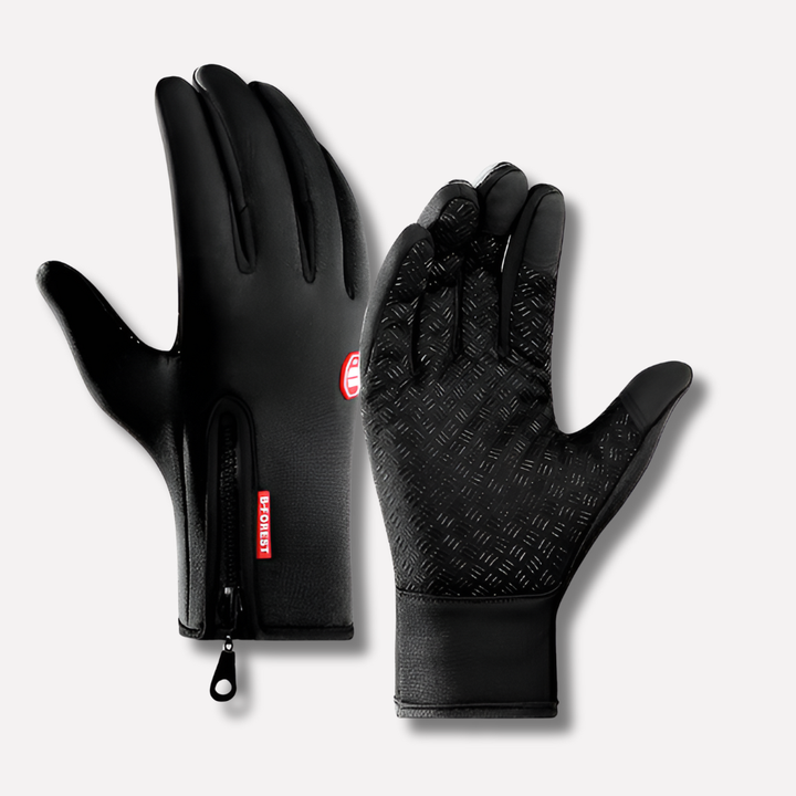 Unisex verwarmde winterhandschoenen voor fietsen en skiën, bieden thermische bescherming tegen kou.