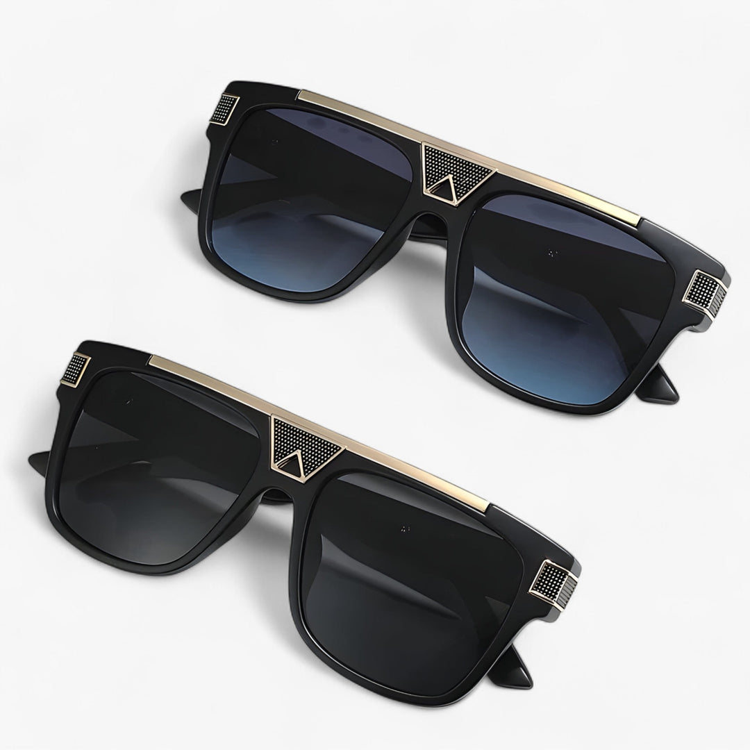 Moderne vintage piloten zonnebril. Spiegelglazen, unisex, UV400 bescherming. Een trendy en tijdloos accessoire.
