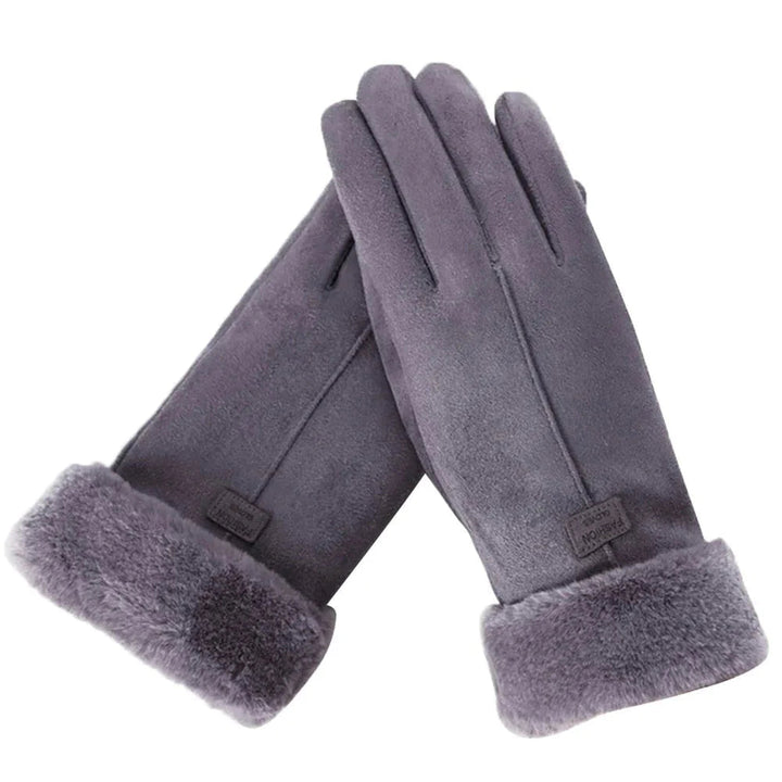 Roze unisex winterhandschoenen met touchscreen functionaliteit. Comfortabel en warm.
